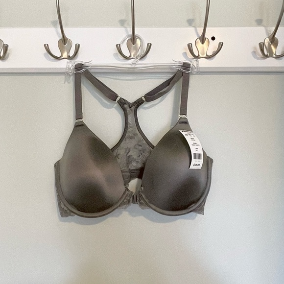 NWT Maidenform 34C racerback bra with front hook closure - Picture 1 of 7